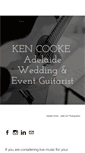 Mobile Screenshot of kencookeguitar.com